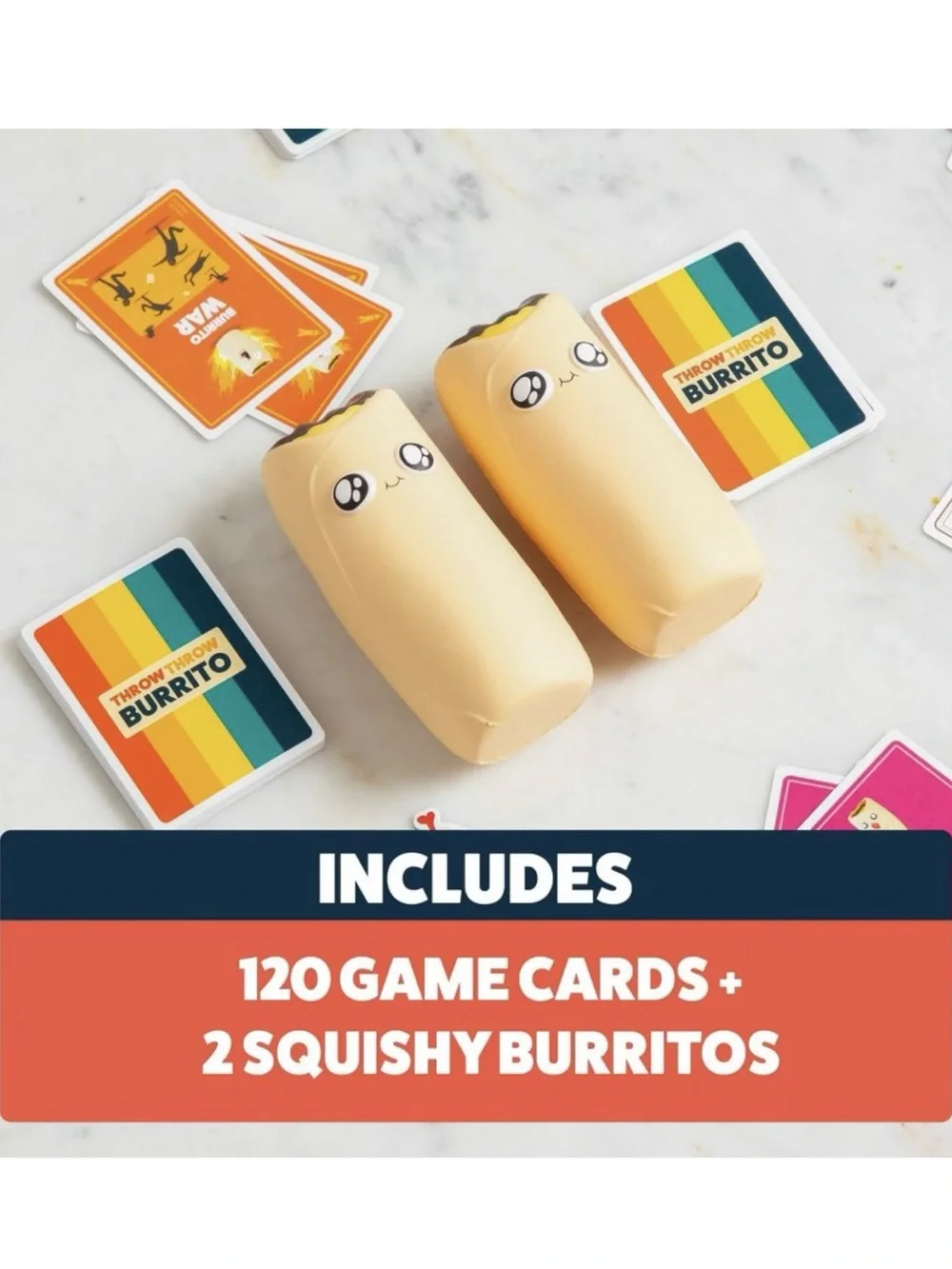 Throw Throw Burrito Party Game by Exploding Kittens - NEW, SEALED BOX